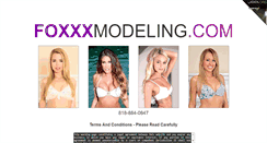 Desktop Screenshot of foxxxmodeling.com