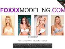 Tablet Screenshot of foxxxmodeling.com